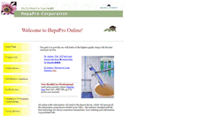 Desktop Screenshot of hepapro.com
